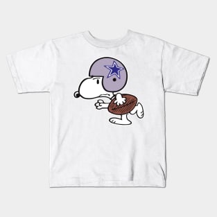 Football funny cartoon Kids T-Shirt